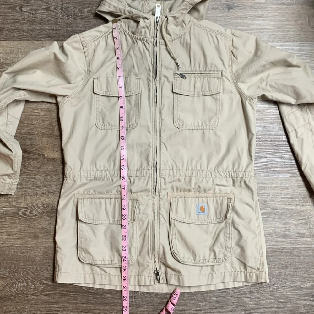 Carhartt El‎ Paso Utility Jacket Full Zip Tan Women's Size Small - Picture 8 of 9